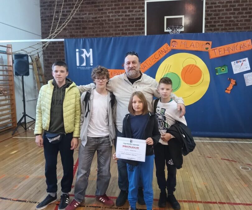 Učenici OŠ Slavka Kolara na Natjecanju mladih tehničara